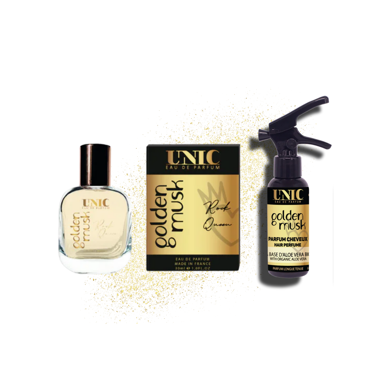 UNIC – COMBO – Haarparfüm und goldenes Moschus-Eau de Parfum