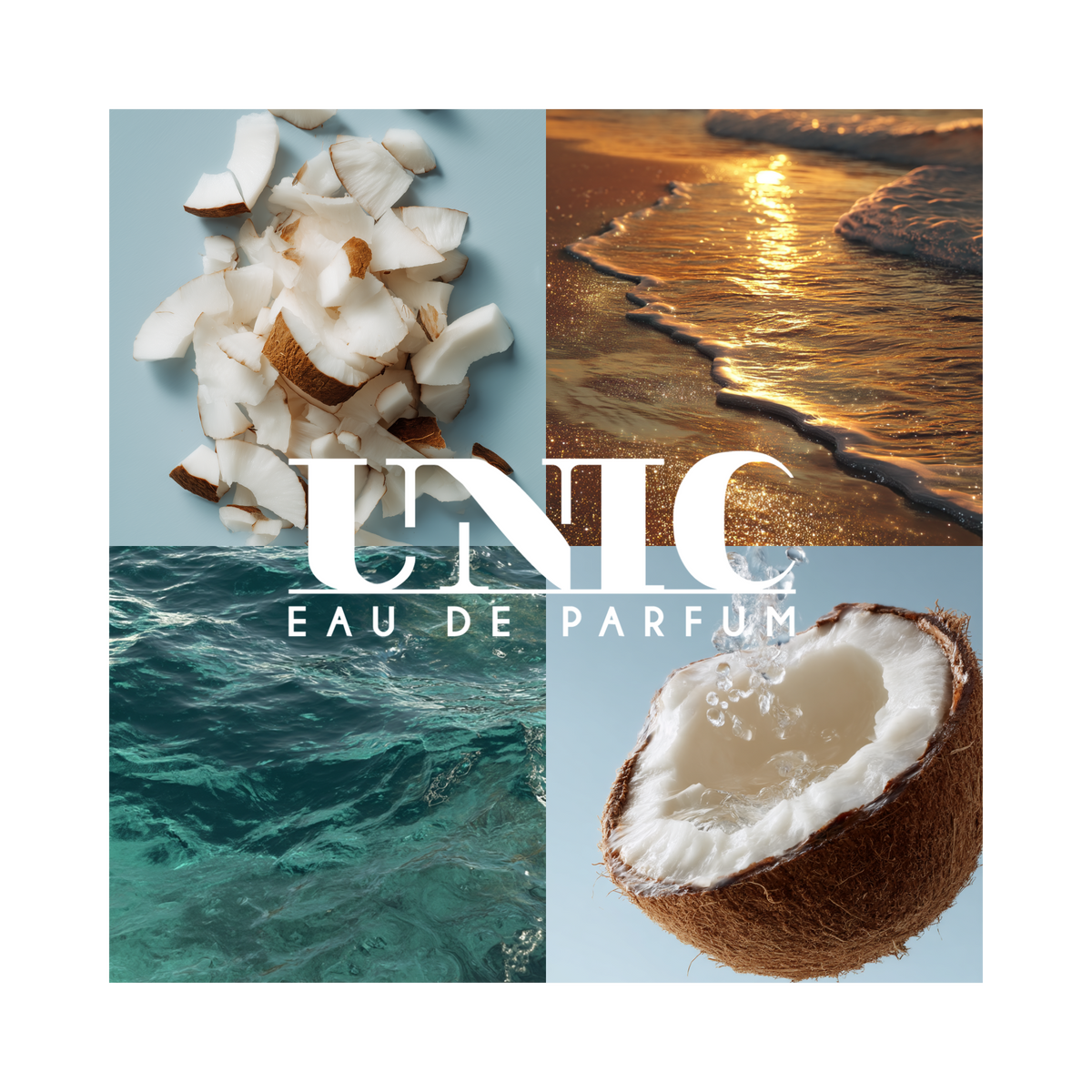 Eau De Parfum Unic Coco Monoï 30ml - Senteur Vanille Gourmande - Neuve Sous Blister