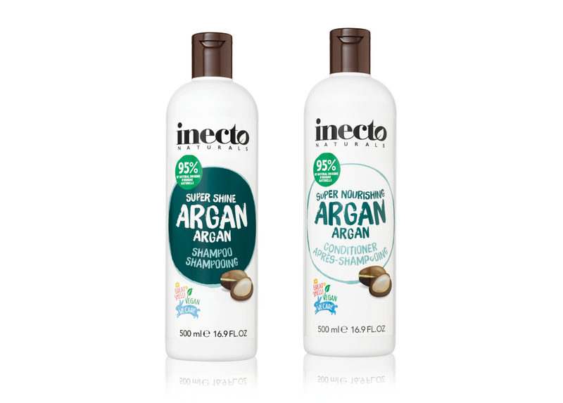 INECTO Combo Shampoing & Après Shampoing Argan - 500ml