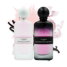 Laden Sie das Bild in den Galerie-Viewer, La Source Parfum - Eau de Parfum - DUO - Vanille Eden, Rendez-vous Secret - 2x60ml