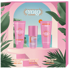 Load image into Gallery viewer, BOCCA CABANA YOLO CANNES GIFT SET - Perfumed mist, shower gel & body lotion