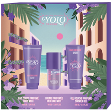 Charger l'image dans la galerie, COFFRET RIVIERA GLAM YOLO CANNES - Brume parfumée, gel douche & lait corps