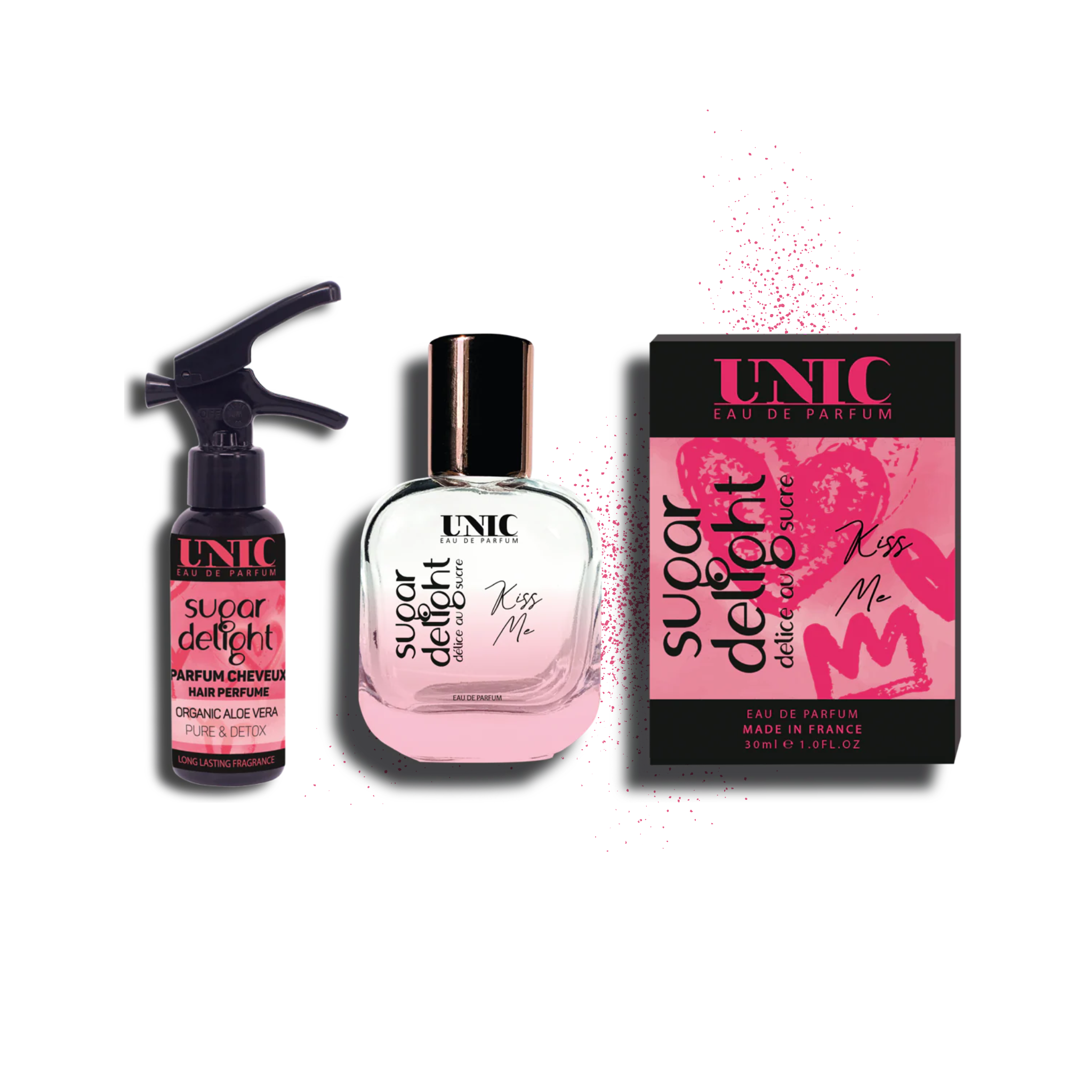 UNIC - COMBO - Hair Perfume & Eau de Parfum Sugar Delight - 50 +