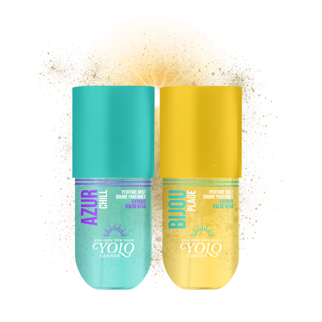 YOLO CANNES - Scented Mists - DUO - Azur Chill, Beach Jewel - 2x90 ml