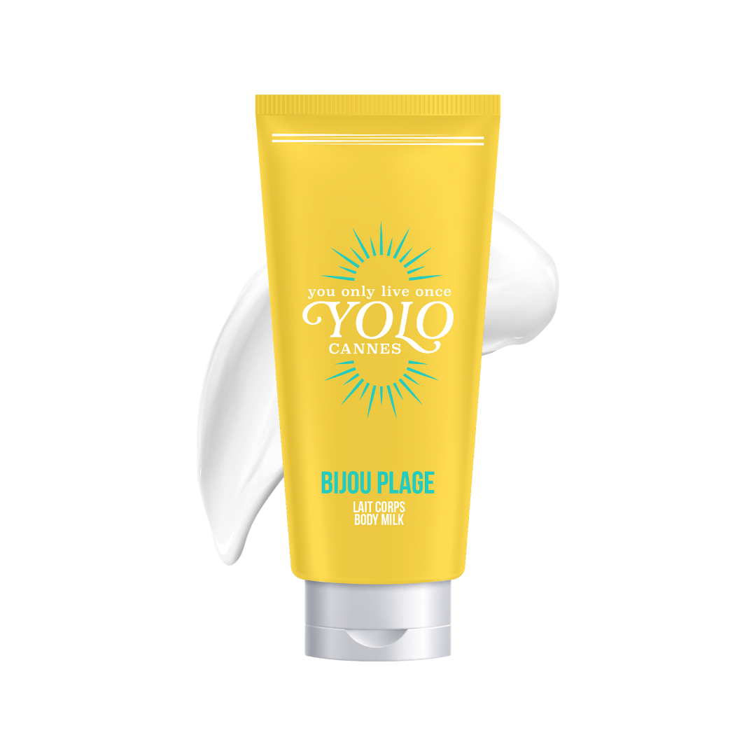 YOLO CANNES - COMBO - Bijou Plage - Gel Douche, Lait Corps - 2x100ml