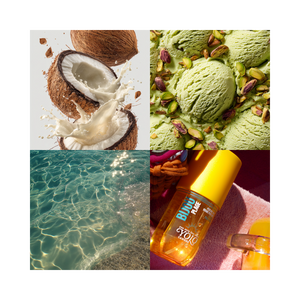 NEW - YOLO - COMBO - Bijou Plage - Body Mist, Gel Douche, Lait Corps