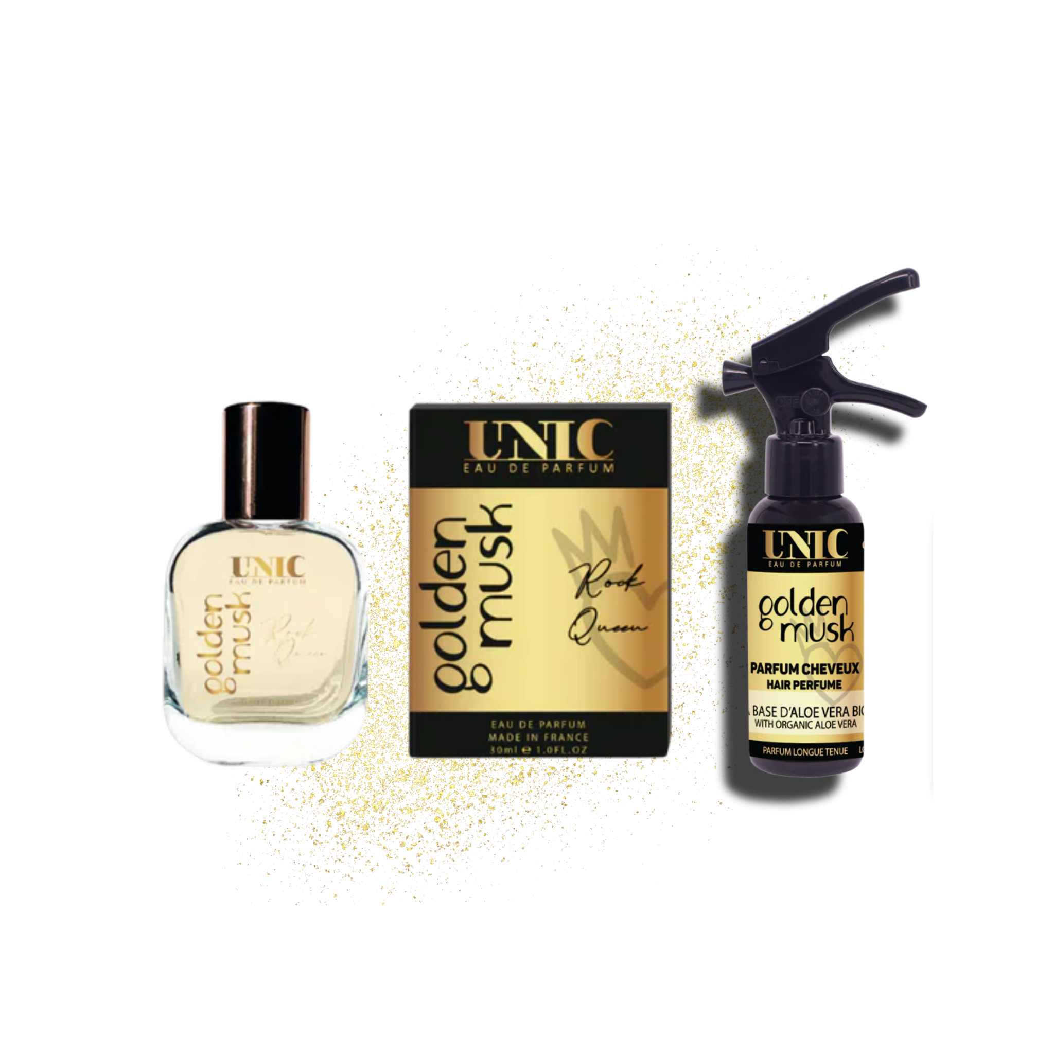 UNIC COMBO Hair Perfume & Golden Musk Eau de Parfum