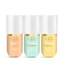 Laden Sie das Bild in den Galerie-Viewer, DZL - TRIO - Creamy Coconut, Juicy Spell, Golden Bloom - 3x85ml
