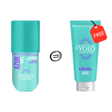 Load image into Gallery viewer, SALE - YOLO CANNES - 1 YOLO Azur Chill Fragrance Mist = 1 Free Shower Gel

