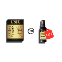 Load image into Gallery viewer, SALE - UNIC - 1 UNIC Gold Musk Eau de Parfum = 1 Gold Musk Mist

