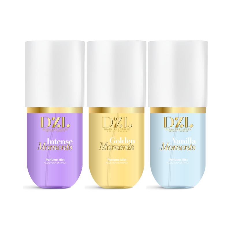 NEW DZL - TRIO - Golden, Intense, Vanilla Moments - 85ml