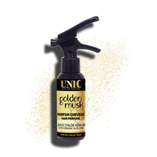 Laden Sie das Bild in den Galerie-Viewer, UNIC - COMBO - Duftspray &amp; Haarparfüm Golden Musk - 200 + 50 ml

