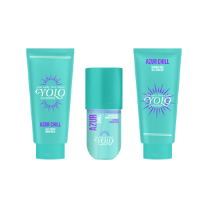 YOLO – COMBO – Azur Chill – Körperspray, Duschgel, Körpermilch