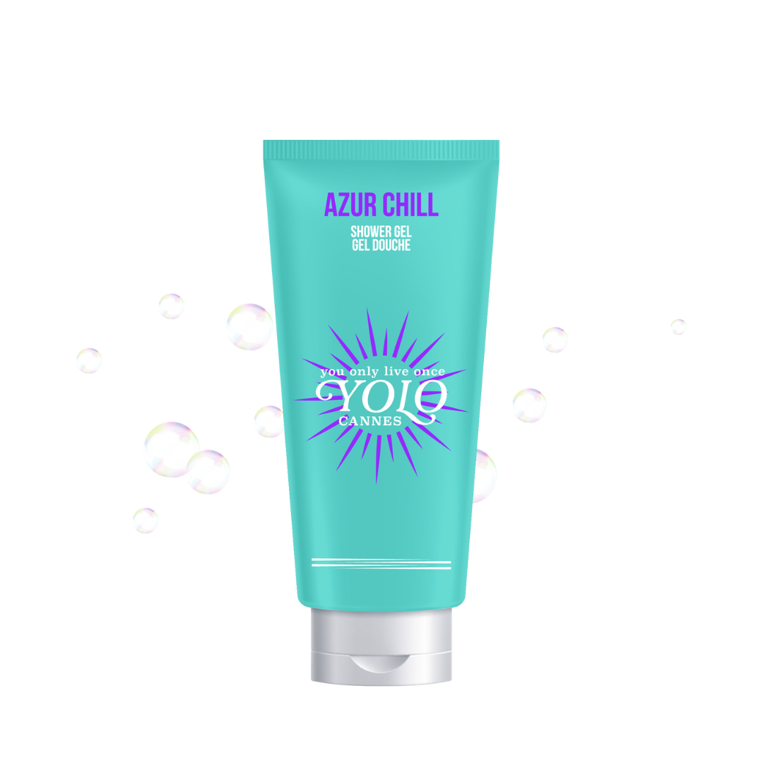 YOLO CANNES - Azur Chill Gift Set - 90ml Perfumed Mist, 100ml Shower Gel & 100ml Body Lotion
