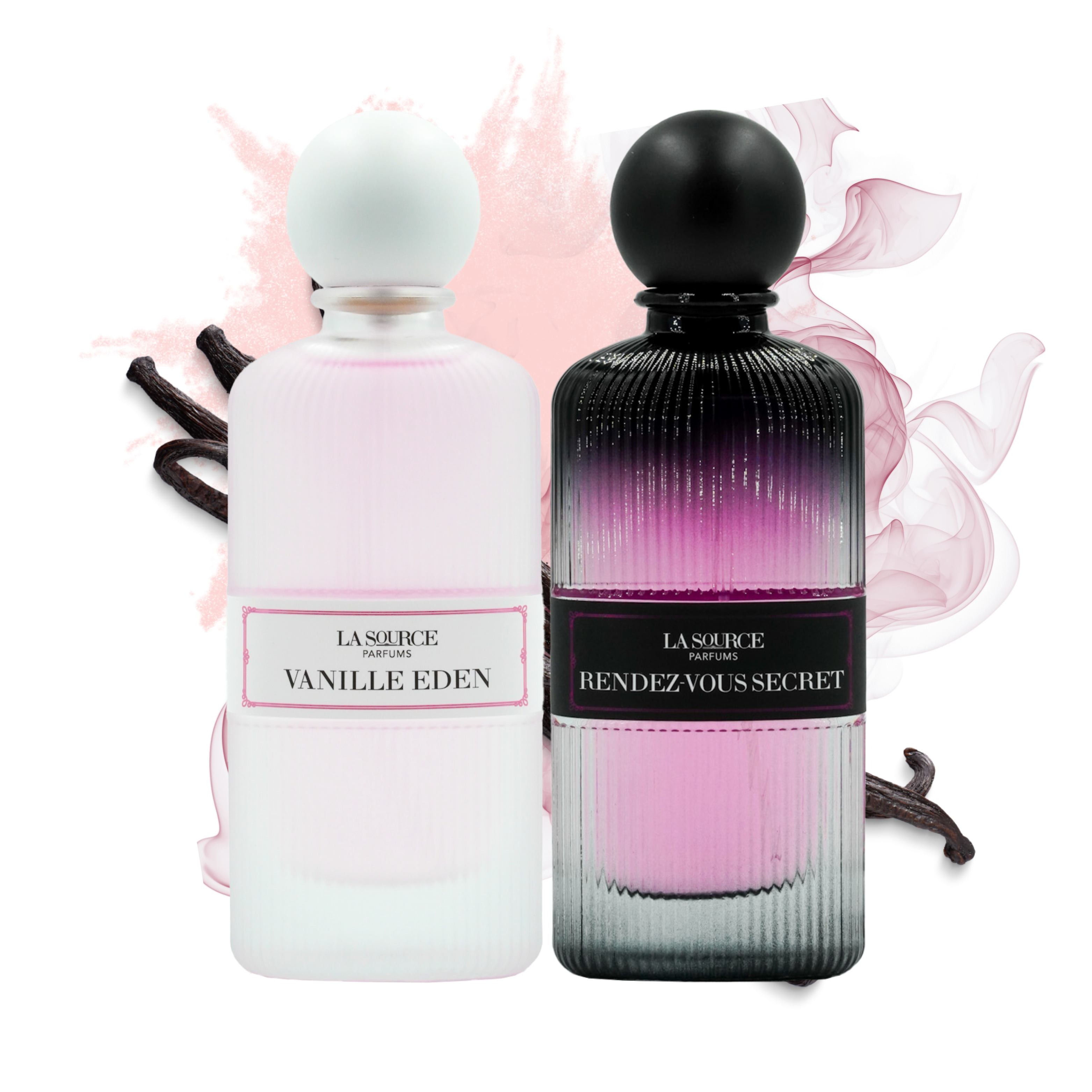 La Source Parfum - Eau de Parfum - DUO - Vanille Eden, Rendez-vous Secret - 2x60ml