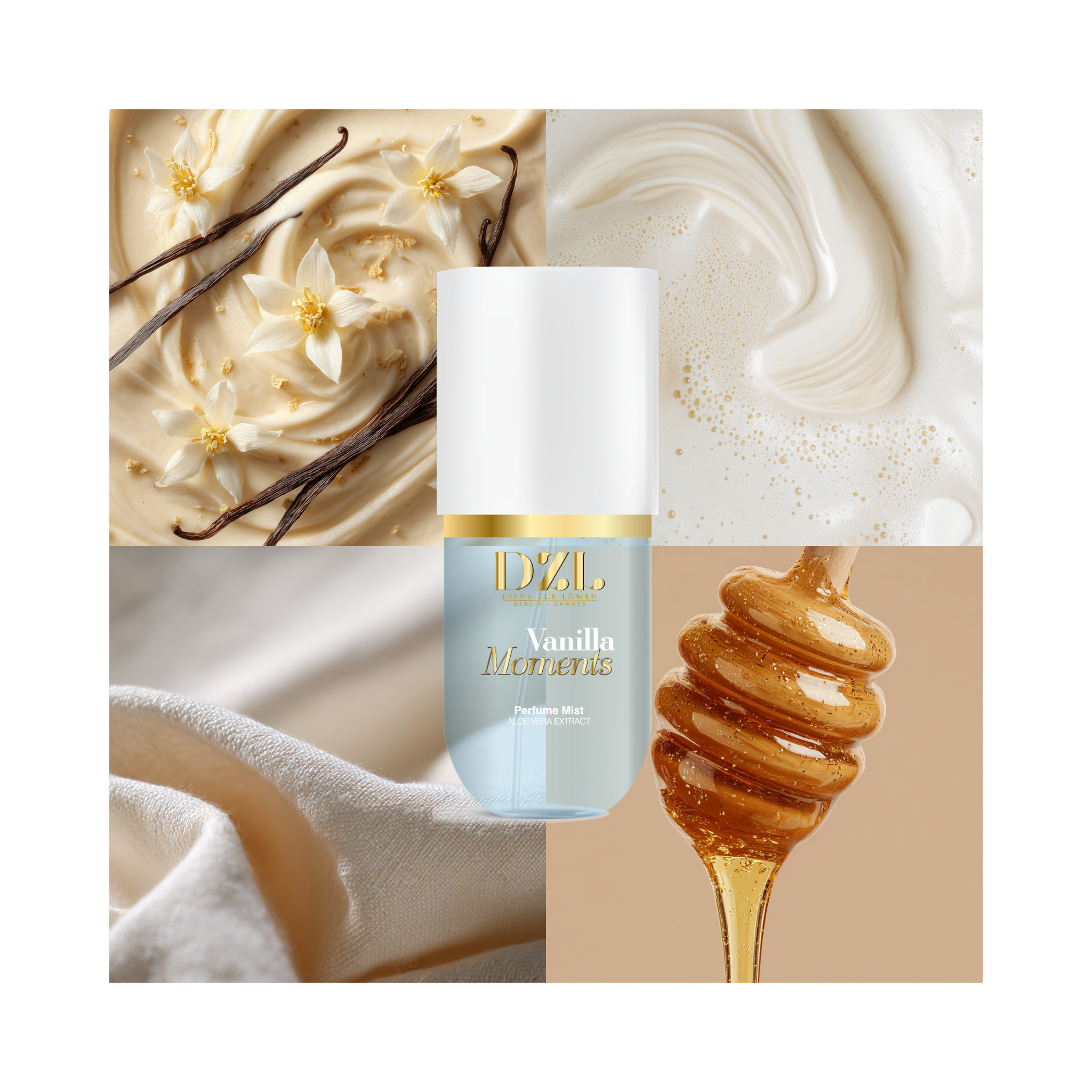 DZL - Brume Parfumée - Vanilla Moments - 85 ml