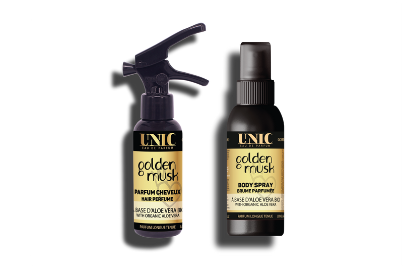 UNIC - Combo Body Spray & Hair Perfume Golden Musk - 50ml